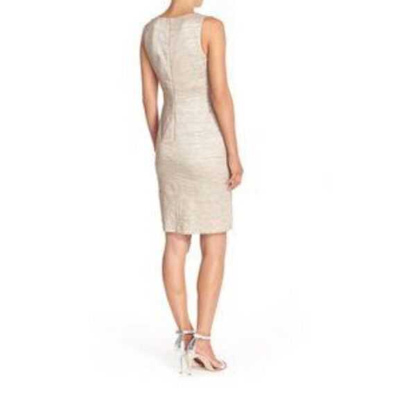 Eliza J Embellished Cutout Taffeta Sheath Dress size 2P - Picture 9 of 9